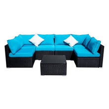 Load image into Gallery viewer, Cushion Covers for 7 Piece Outdoor Patio Furniture