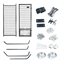 Load image into Gallery viewer, Outdoor Heavy Duty Welded Wire Dog Kennel with UV Protection,Waterproof Trap Cover,Automatic Lock ,Rotatable Window