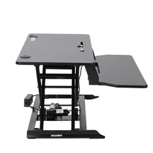 Load image into Gallery viewer, Height Adjustable Electric Standing Gaming Desk On Desk Converter