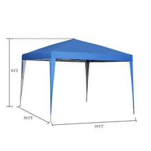 Load image into Gallery viewer, Canopy Tent 10x10 Pop Up Canopy Outdoor Canopies Super Compact Canopy Portable Tent Popup Beach Canopy Shade Canopy Tent with Wheeled Carry Bag