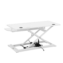 Load image into Gallery viewer, Height Adjustable Electric Standing Gaming Desk On Desk Converter