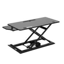 Load image into Gallery viewer, Height Adjustable Electric Standing Gaming Desk On Desk Converter