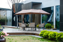 Load image into Gallery viewer, Oversize Outdoor Market Patio Umbrella -15 x 8.8' Solar Lighted 48 Led Light -(Base is not included)