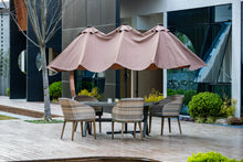 Load image into Gallery viewer, Oversize Outdoor Market Patio Umbrella -15 x 8.8' Solar Lighted 48 Led Light -(Base is not included)