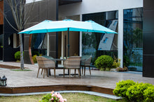 Load image into Gallery viewer, Oversize Outdoor Market Patio Umbrella -15 x 8.8' Solar Lighted 48 Led Light -(Base is not included)