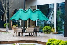 Load image into Gallery viewer, Oversize Outdoor Market Patio Umbrella -15 x 8.8' Solar Lighted 48 Led Light -(Base is not included)