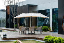 Load image into Gallery viewer, Oversize Outdoor Market Patio Umbrella -15 x 8.8' Solar Lighted 48 Led Light -(Base is not included)