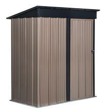 Load image into Gallery viewer, 5 ft. x 3 ft. Metal Lean-To Tool Shed (Part number: 5A-GS011)