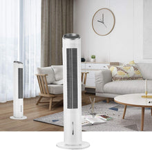 Load image into Gallery viewer, Portable Air Cooler Fans Oscillating for Bedroom, Premium Tower Cooling Fan with Water Tank, Remote Control, 39.4inch