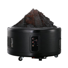 Load image into Gallery viewer, Portable Electric Heater 1500W 3 Quartz Infrared Tubes Thermostat With Remote Control Shape of a volcano Overheat protection 12 Timer