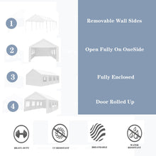 Load image into Gallery viewer, Extra Large Heavy Duty Carport Portable Car, Boat Canopy, also for Party, Wedding