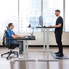 Load image into Gallery viewer, Stand up Desk Frame Single Motor Height Adjustable Sit Stand Standing Desk Base Workstation Black
