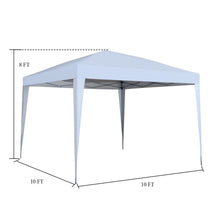 Load image into Gallery viewer, Canopy Tent 10x10 Pop Up Canopy Outdoor Canopies Super Compact Canopy Portable Tent Popup Beach Canopy Shade Canopy Tent with Wheeled Carry Bag