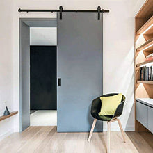 Load image into Gallery viewer, 6.6 FT Single Sliding Barn Door Closet Hardware Set Kit