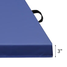 Load image into Gallery viewer, Gymnastics Mats Thick Landing Mat Floor Exercise Mat Tumbling Mat Soft and Firm 4'x8'x3'' Blue/Pink
