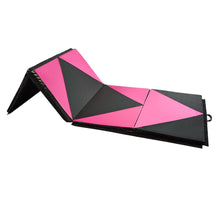 Load image into Gallery viewer, PU Leather Gymnastics Folding Mat - Diamond Style
