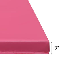 Load image into Gallery viewer, Gymnastics Mats Thick Landing Mat Floor Exercise Mat Tumbling Mat Soft and Firm 4'x6'x3'' Pink