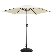 Load image into Gallery viewer, 7.5FT Patio Umbrella Outdoor Table Umbrella, Market Umbrella with Push Button Tilt and Crank for Garden, Lawn, Deck, Backyard & Pool