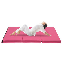 Load image into Gallery viewer, Gymnastics Mats Thick Landing Mat Floor Exercise Mat Tumbling Mat Soft and Firm 4'x6'x3'' Pink