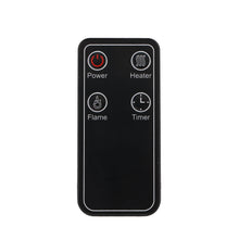Load image into Gallery viewer, Portable Electric Heater 1500W 3 Quartz Infrared Tubes Thermostat With Remote Control Shape of a volcano Overheat protection 12 Timer