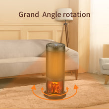 Load image into Gallery viewer, Electric Heater, Two-speed heating and Overheat protection with Timing Function, Can rotate the head at 45 degrees, Black