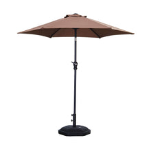 Load image into Gallery viewer, 7.5FT Patio Umbrella Outdoor Table Umbrella, Market Umbrella with Push Button Tilt and Crank for Garden, Lawn, Deck, Backyard & Pool