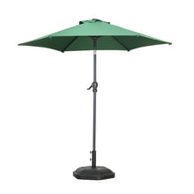 Load image into Gallery viewer, 7.5FT Patio Umbrella Outdoor Table Umbrella, Market Umbrella with Push Button Tilt and Crank for Garden, Lawn, Deck, Backyard & Pool