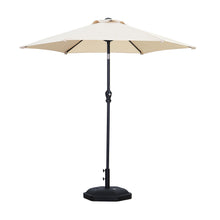 Load image into Gallery viewer, 7.5FT Patio Umbrella Outdoor Table Umbrella, Market Umbrella with Push Button Tilt and Crank for Garden, Lawn, Deck, Backyard & Pool