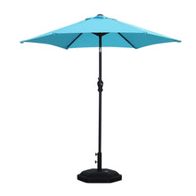 Load image into Gallery viewer, 7.5FT Patio Umbrella Outdoor Table Umbrella, Market Umbrella with Push Button Tilt and Crank for Garden, Lawn, Deck, Backyard & Pool