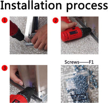 Load image into Gallery viewer, 7'x6' Outdoor Steel Garden Storage Utility Tool Shed Large Storage Space with 2 Doors & Lock (5A-GS013)