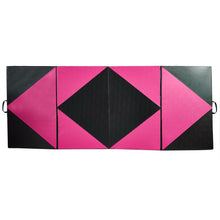 Load image into Gallery viewer, PU Leather Gymnastics Folding Mat - Diamond Style