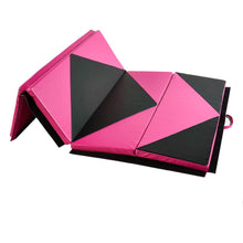Load image into Gallery viewer, PU Leather Gymnastics Folding Mat - Diamond Style