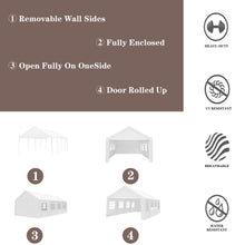 Load image into Gallery viewer, Extra Large Heavy Duty Carport Portable Car, Boat Canopy, also for Party, Wedding