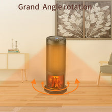 Load image into Gallery viewer, Electric Heater, Two-speed heating and Overheat protection with Timing Function, Can rotate the head at 45 degrees, Black