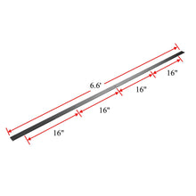 Load image into Gallery viewer, 6.6FT Heavy Duty Double Door Sliding Barn Door Hardware Track Kit Indoor Outdoor Classical Black