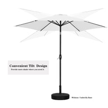 Load image into Gallery viewer, 9FT Patio Umbrella Outdoor Table Umbrella,Market Umbrella with Push Button Tilt and Crank for Garden, Lawn, Deck, Backyard & Pool