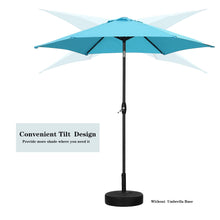 Load image into Gallery viewer, 9FT Patio Umbrella Outdoor Table Umbrella,Market Umbrella with Push Button Tilt and Crank for Garden, Lawn, Deck, Backyard & Pool