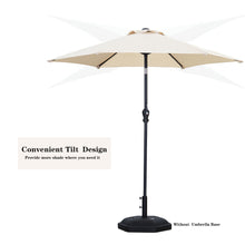 Load image into Gallery viewer, 7.5FT Patio Umbrella Outdoor Table Umbrella, Market Umbrella with Push Button Tilt and Crank for Garden, Lawn, Deck, Backyard & Pool
