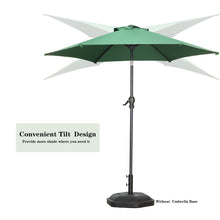 Load image into Gallery viewer, 7.5FT Patio Umbrella Outdoor Table Umbrella, Market Umbrella with Push Button Tilt and Crank for Garden, Lawn, Deck, Backyard & Pool