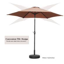 Load image into Gallery viewer, 9FT Patio Umbrella Outdoor Table Umbrella,Market Umbrella with Push Button Tilt and Crank for Garden, Lawn, Deck, Backyard & Pool