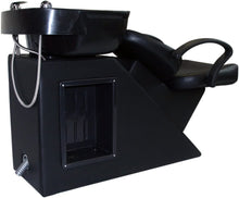 Load image into Gallery viewer, Shampoo Barber Backwash Chair, ABS Plastic Shampoo Bowl Sink Chair for Spa Beauty Salon (Black)