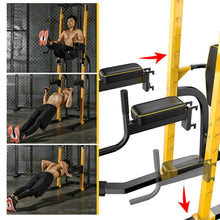 Load image into Gallery viewer, Power Tower Heavy Duty Gym Power Multi-Function Home Strength Training Tower Dip Stand Pull up Workout Station Bar