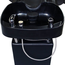 Load image into Gallery viewer, Shampoo Barber Backwash Chair, ABS Plastic Shampoo Bowl Sink Chair for Spa Beauty Salon (Black)