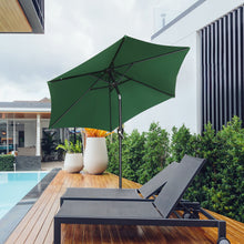 Load image into Gallery viewer, 7.5FT Patio Umbrella Outdoor Table Umbrella, Market Umbrella with Push Button Tilt and Crank for Garden, Lawn, Deck, Backyard & Pool