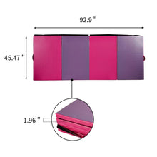 Load image into Gallery viewer, PU Leather Gymnastics Folding Mat
