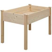 Load image into Gallery viewer, Wood Raised Garden Bed Vegetable Flower Planter with Legs