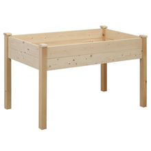Load image into Gallery viewer, Wood Raised Garden Bed Vegetable Flower Planter with Legs
