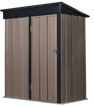 Load image into Gallery viewer, 6'x4'x6' Outdoor Metal Garden Storage Shed Tool House with 2 Doors & Lock ( 5A-GS012)