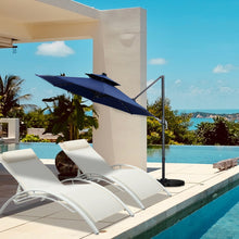 Load image into Gallery viewer, Set of 2 Patio Lounge Chairs Adjustable Chaise Lounges Recliner for Patio, Garden, Backyard, Beach, Poolside