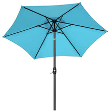 Load image into Gallery viewer, 9FT Patio Umbrella Outdoor Table Umbrella,Market Umbrella with Push Button Tilt and Crank for Garden, Lawn, Deck, Backyard & Pool